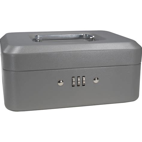 metal combination lock box with slot|Amazon.com: Metal Box With Lock.